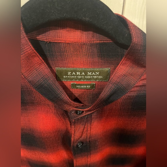 Zara plaid shirt ❤️ for men - Picture 4 of 7